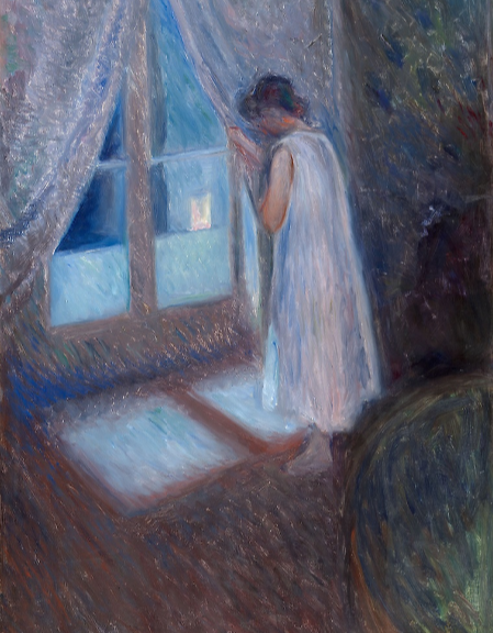 Edvard Munch - Fata din fereastra